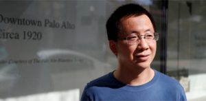 Chinese Billionnaire and Tik Tok owner Zhang Yiming